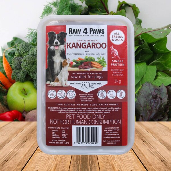 Raw 4 Paws Kangaroo 1KG Tub